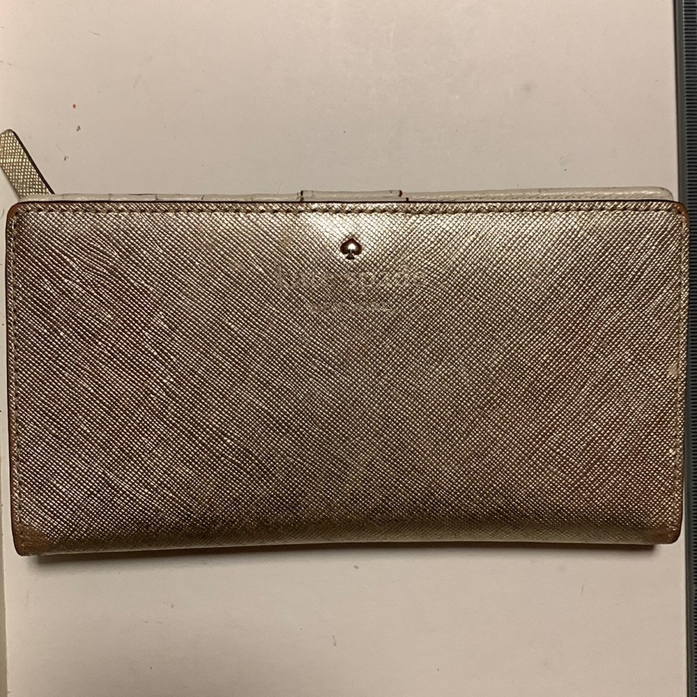 Gold Kate Spade Wallet